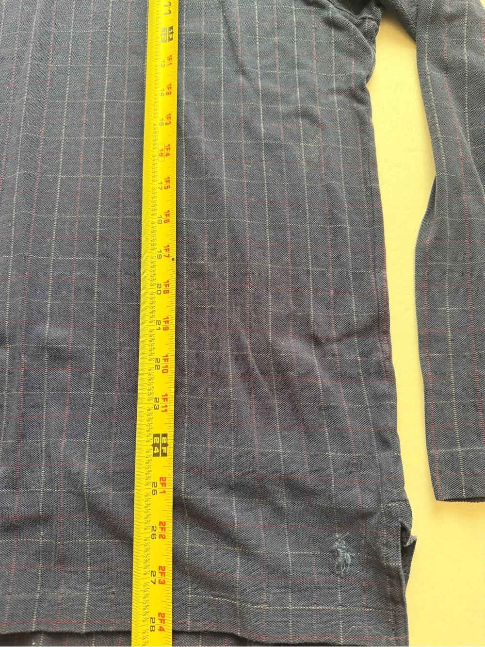 Vintage Polo Ralph Lauren Long Sleeve Polo Shirt Size Large 100% Cotton